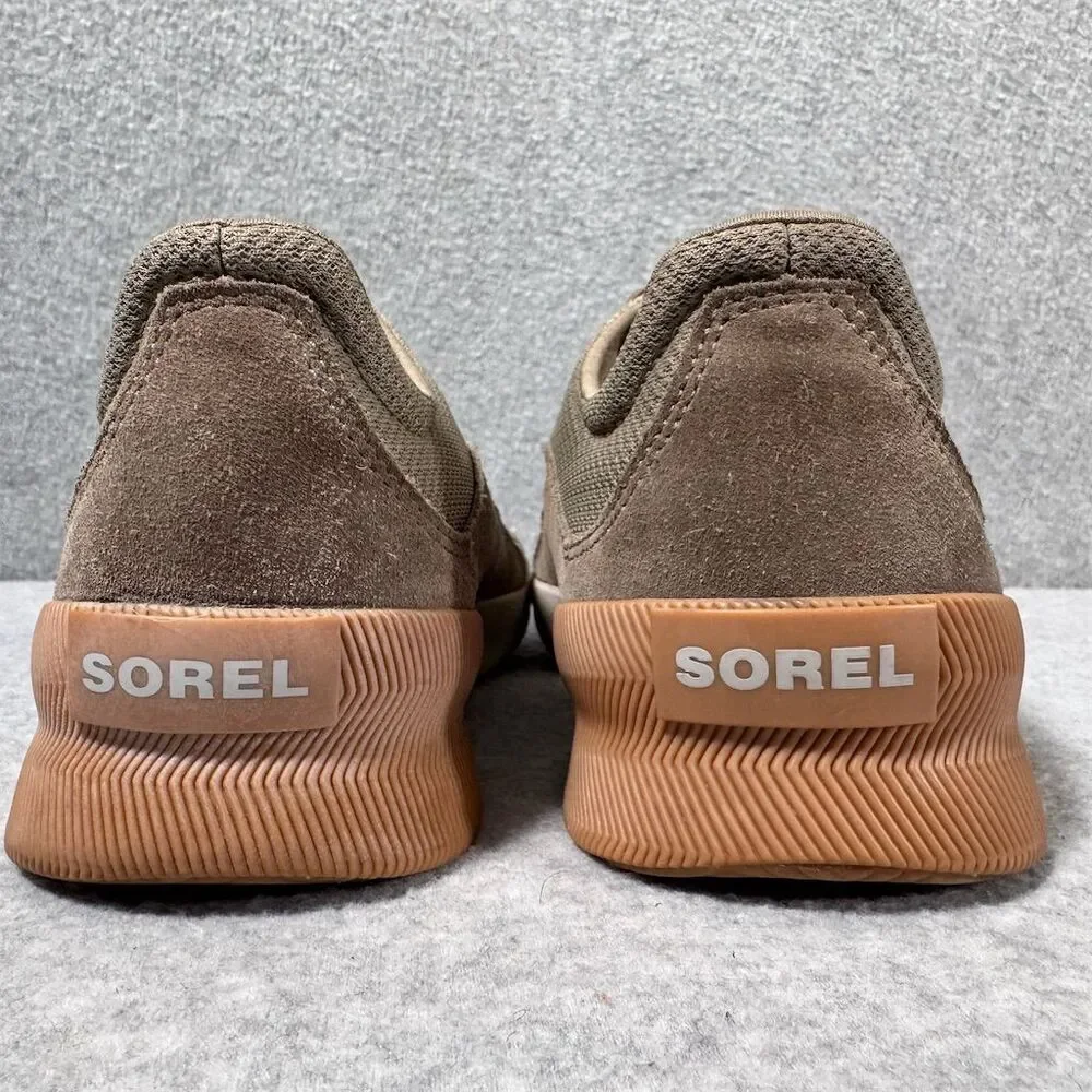 Sorel Women's Out 'N About Plus Lace Up Sneaker Green Size 10